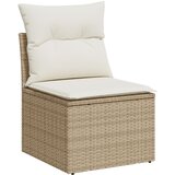 vidaXL 8-Dijelni Vrtni Sofa Set s Jastučićima Bež Poly Ratan Akacija Cijene