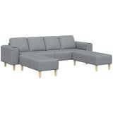  Kauč za dnevni boravak 3 pcs Svijetlo siva Poliester | shoptok.hr