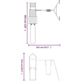 Vanjski Zunanje igralo impregnirana borovina, (20795294) | Shoptok.si