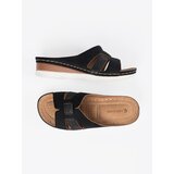 Shelvt Women's black flip-flops | Shoptok.si
