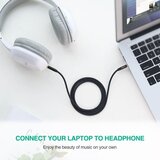  Ugreen AUX kabl 3.5mm 1m gold AV112 crni 50361 | Eponuda.com