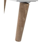 MID.YOU VITRINA, bela, barve hrasta | Shoptok.si