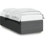 vidaXL Posteljni okvir temno siv 90x190 cm blago Cene