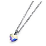  Ženski oliver weber corazina crystal aurora boreale lančić sa swarovski belim kristalnim priveskom ( 11982r.ab ) | ePonuda.com