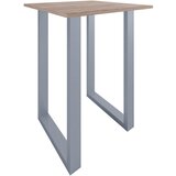 Mömax Barska Miza Xona, Barva Hrasta, Srebrna, 80x80cm | Shoptok.si