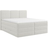 MID.YOU POSTELJA BOXSPRING 160 cm x 200 cm , les, tekstil, leseni material bela | Shoptok.si