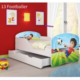  Dječji krevet ACMA s motivom + ladica 140x70 cm 13 Footballer | shoptok.hr