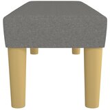  Klupa tamnosivi 100x30x30 cm od tkanine | shoptok.hr