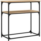  Konzolni stol boja hrasta 75 x 35,5 x 75 cm konstruirano drvo | shoptok.hr
