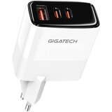  Adapter za hitro polnjenje z USB vhodom GX650 (USB-A vtičnica, USB-C vtičnica, Bela) Cene