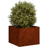 Sadilica boja hrđe 40x40x30 cm od pohabanog čelika | shoptok.hr