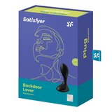 Satisfyer Analni vibrator BackDoor Lover, 11.5cm, Crni Cene