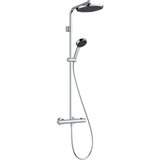 Hansgrohe 28078000 Activera S 240 EcoSmart 1jet stenska termostatska armatura s tuš setom | Shoptok.si