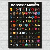  Poster za struganje 100 kultnih filmova | shoptok.hr