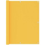 vidaXL Balkonsko platno rumeno 120x400 cm oksford blago, (20693041) Cene