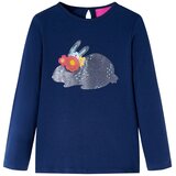  Dječja majica dugih rukava modra 116 | shoptok.hr