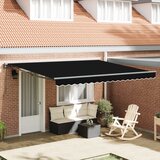 VidaXL Skrovita tenda Crna 400x300 cm VidaXL Skrovita tenda Crna 400x300 cm Slike