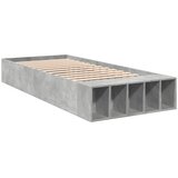  Okvir kreveta boja betona 90x200 cm od konstruiranog drva | shoptok.hr