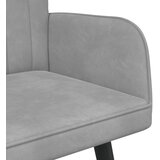 SOFA za dvije osobe Svjetlosiva 115 x 61 x 87 cm Baršun | shoptok.hr