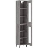  Visoka komoda siva sonome 34,5x34x180 cm od konstruiranog drva | shoptok.hr