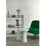 Hanah home Lilyum (57 + 47) - White White Coffee Table Set | ePonuda.com