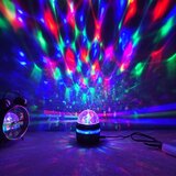 Noćna LED nočni kroglični projektor 360° z daljinskim upravljalnikom | Shoptok.si