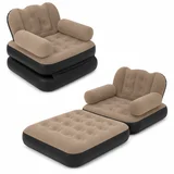 Sofa na naduvavanje, Bež-crna