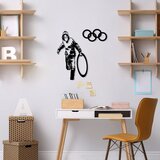 Wallity Zidna dekoracija Banksy-8, 62x61cm, Crna | ePonuda.com