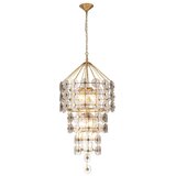 Quintiesse QN-MERIDIAN-9P-DG - Luster na lancu MERIDIAN 9xE14/40W/230V zlatna | Eponuda.com