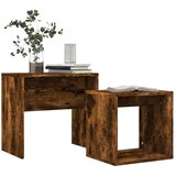  Uklapajući stolići za kavu 2 kom boja hrasta konstruirano drvo | shoptok.hr