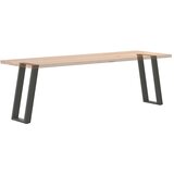  Noge za konzolni stol u obliku slova U, 2 kom, antracit, 28 x (72-73) cm, čelik | shoptok.hr