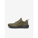 Puma Khaki Mens Sports Sneakers Twitch Runner Trail - Men