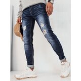 DStreet Men's Dark Blue Trousers | shoptok.hr