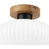  Plafonsko svetlo HARMA WOOD 1xE27/15W/230V hrast/bela prečnik 25 cm | Eponuda.com