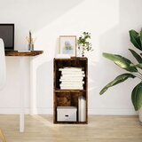 vidaXL Knjižna omara dimljeni hrast 40x30x77 cm inženirski les | Shoptok.si