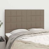  Uzglavlja 4 kom smeđesivi 72 x 5 x 78/88 cm od tkanine Cijene