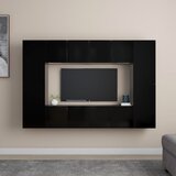  8-dijelni set TV ormarića crni od iverice | shoptok.hr