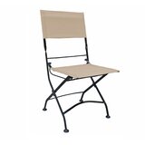Garden Pleasure Bež metalna vrtna stolica Trieste - | shoptok.hr