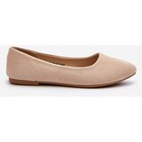 EVENTO PE1 Beige Women's Suede Ballerina Flats Kommia | Eponuda.ba