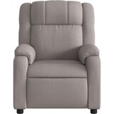 vidaXL Električni masažni naslanjač taupe blago, (20923496) | Shoptok.si