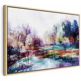 Slika - World in Paints (1 Part) Wide 90x60 U prirodnom drvenom okviru Cijene