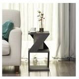 Hanah home pomoćni stočić albeni black wooden | ePonuda.com