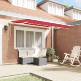  Skrovita tenda Crvena i bijela 350x200 cm 350 x 200 cm | shoptok.hr