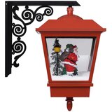 vidaXL božična stenska svetilka LED z Božičkom rdeča 40x27x45 cm | Shoptok.si