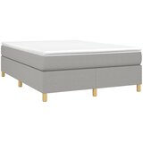  Okvir za krevet s oprugom svjetlosivi 140 x 190 cm od tkanine | Eponuda.ba