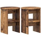  Pomoćni ormarić 2 pcs Staro drvo Ø40 x 50 cm | shoptok.hr
