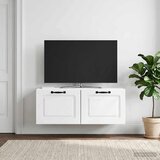 TV ormar za zid Bijela 78,5 x 31 x 30 cm Konstruirano drvo Cijene