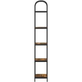  Polica Dimljeni hrast 40 x 30 x 183 cm Konstruirano drvo | Eponuda.com