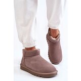 Boto Women's Suede Low Snow Boots Grey Shelie | Shoptok.si