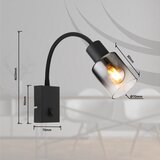 Globo 54308W - zidna lampa hubertus 1xE14/40W/230V | Eponuda.com